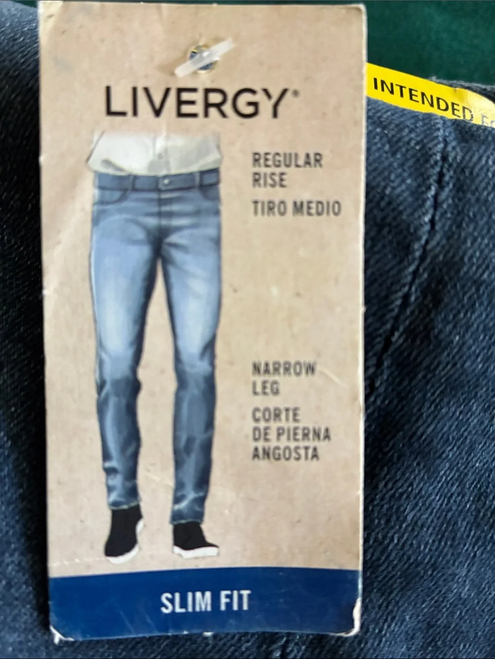 Livergy Slim Fit Men’s Jeans in Dark Blue - - Picture 2 of 3